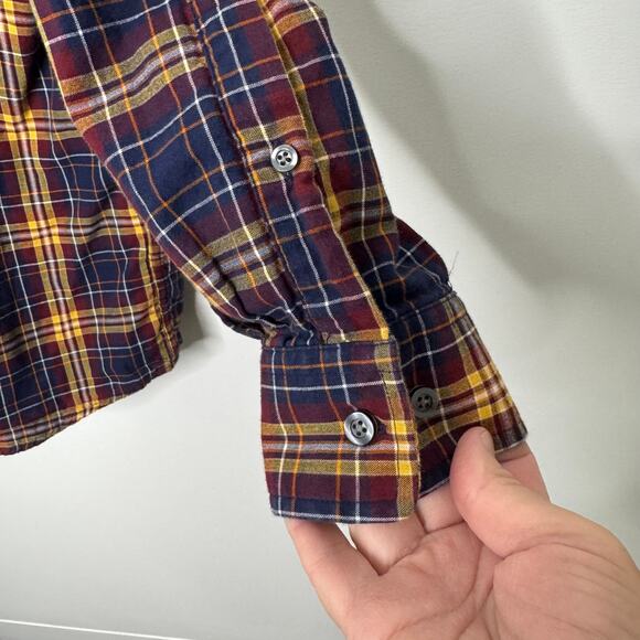 True Nation plaid long sleeve button front shirt - Picture 3 of 11